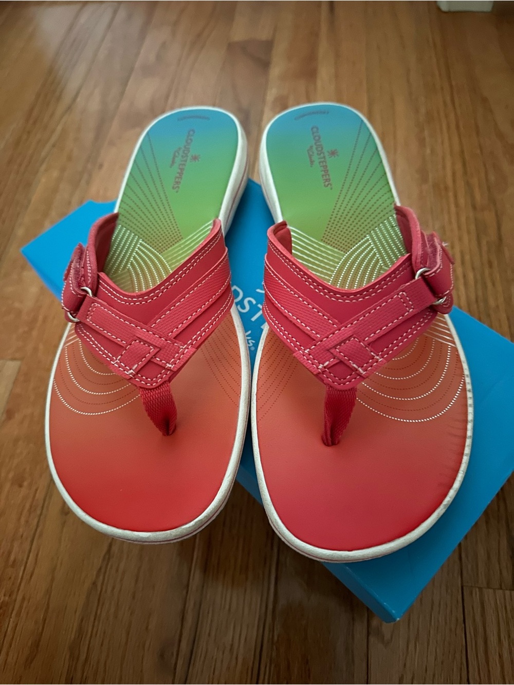 Clarks  Sea Breeze Pink Sandals Women’s 10